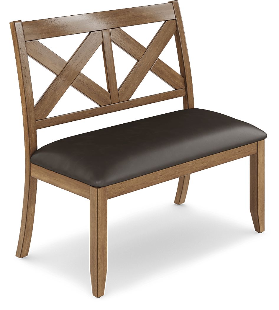 Acorn Cottage Brown Bench