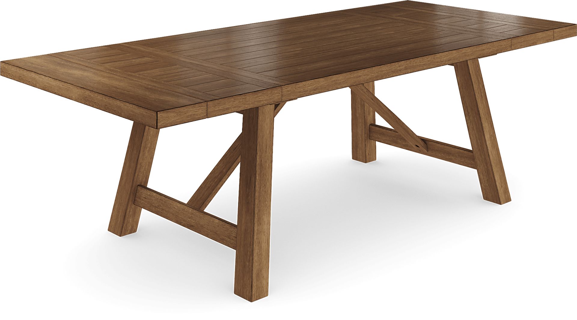 Acorn Cottage Brown 5 Pc Dining Room with X-Back Chairs - Image 3