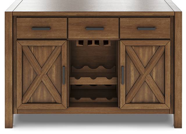 Acorn Cottage Brown Server - Thumbnail - Image 1