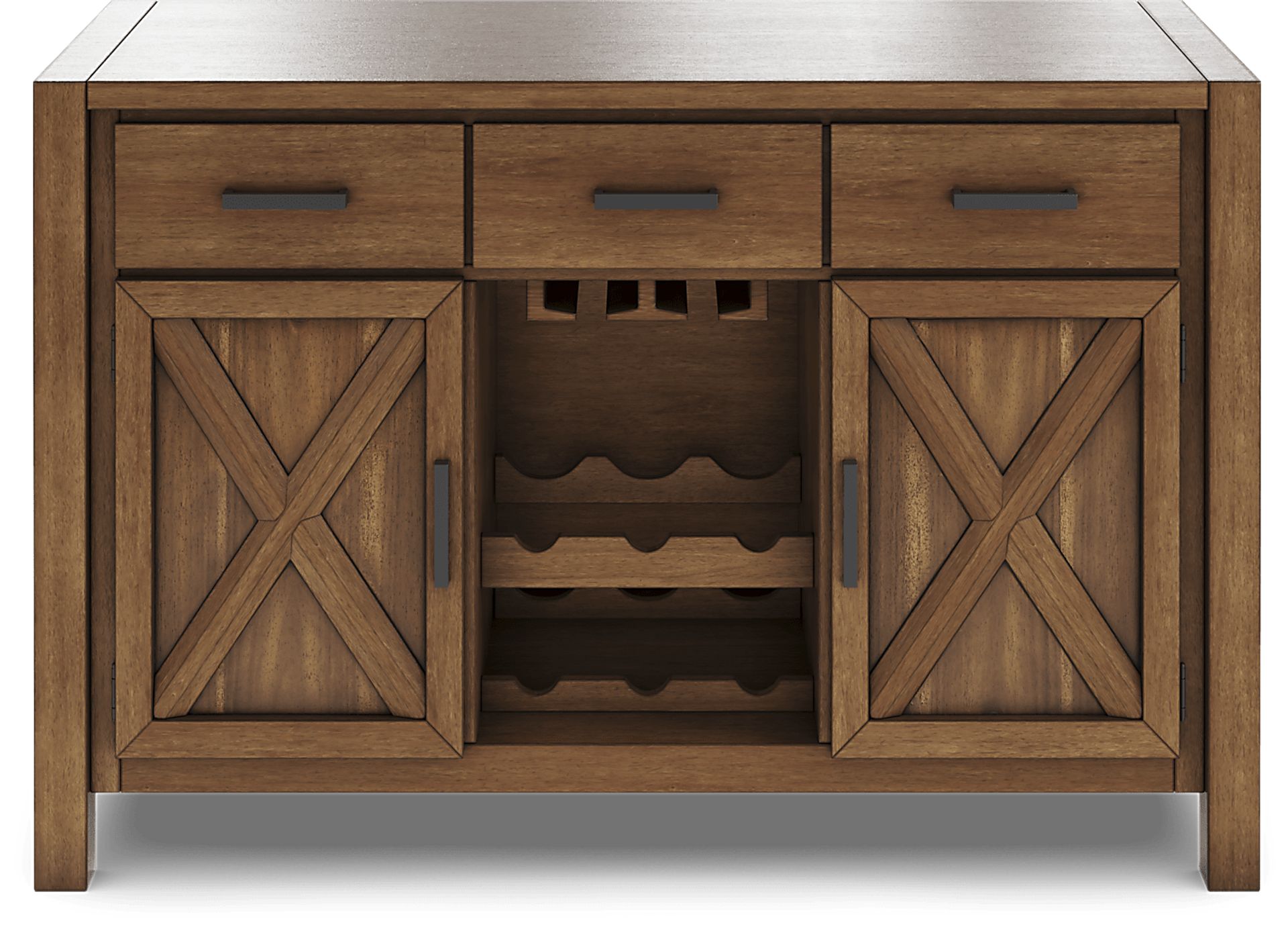 Acorn Cottage Brown Server - Image 1