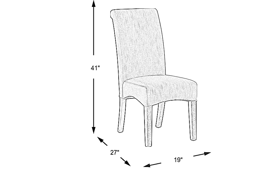Acorn Cottage Brown Side Chair