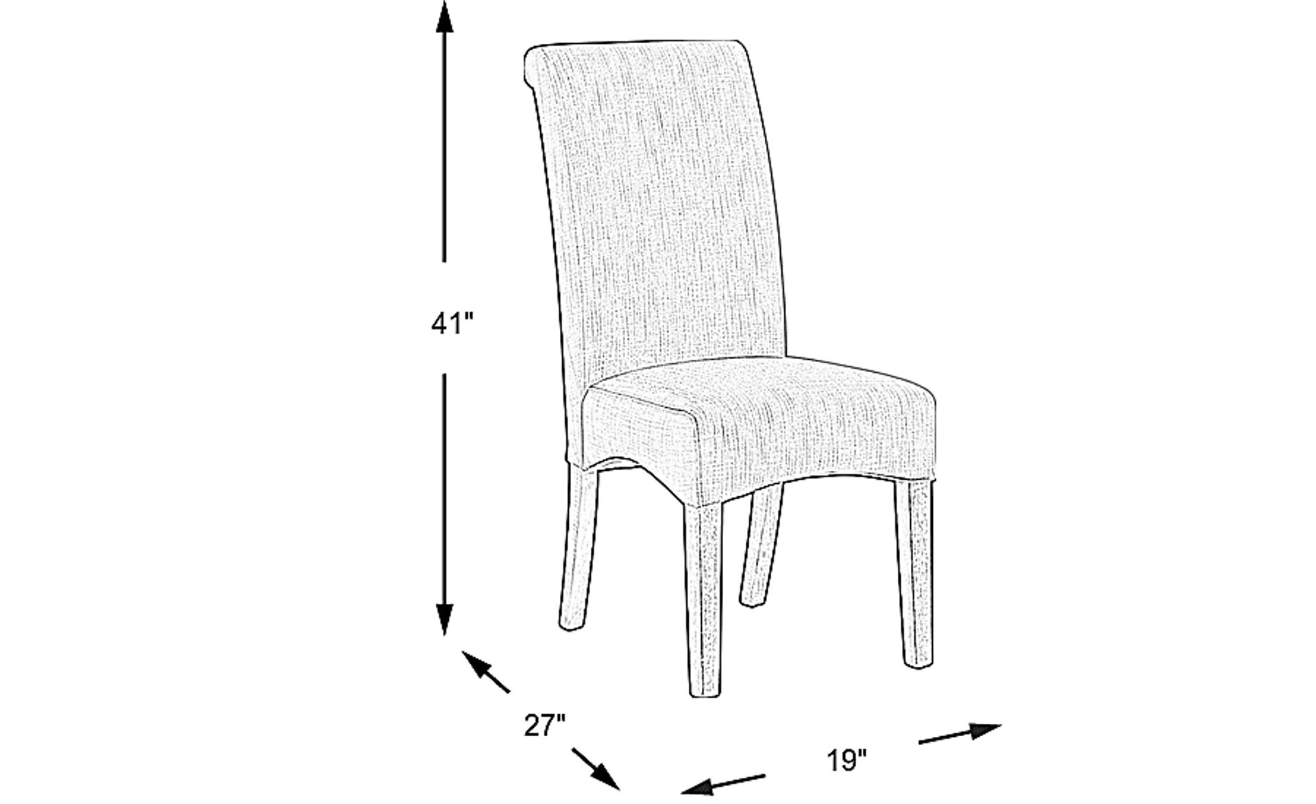Dimension Image. Please refer to the Dimension Tab on this page for dimension details.