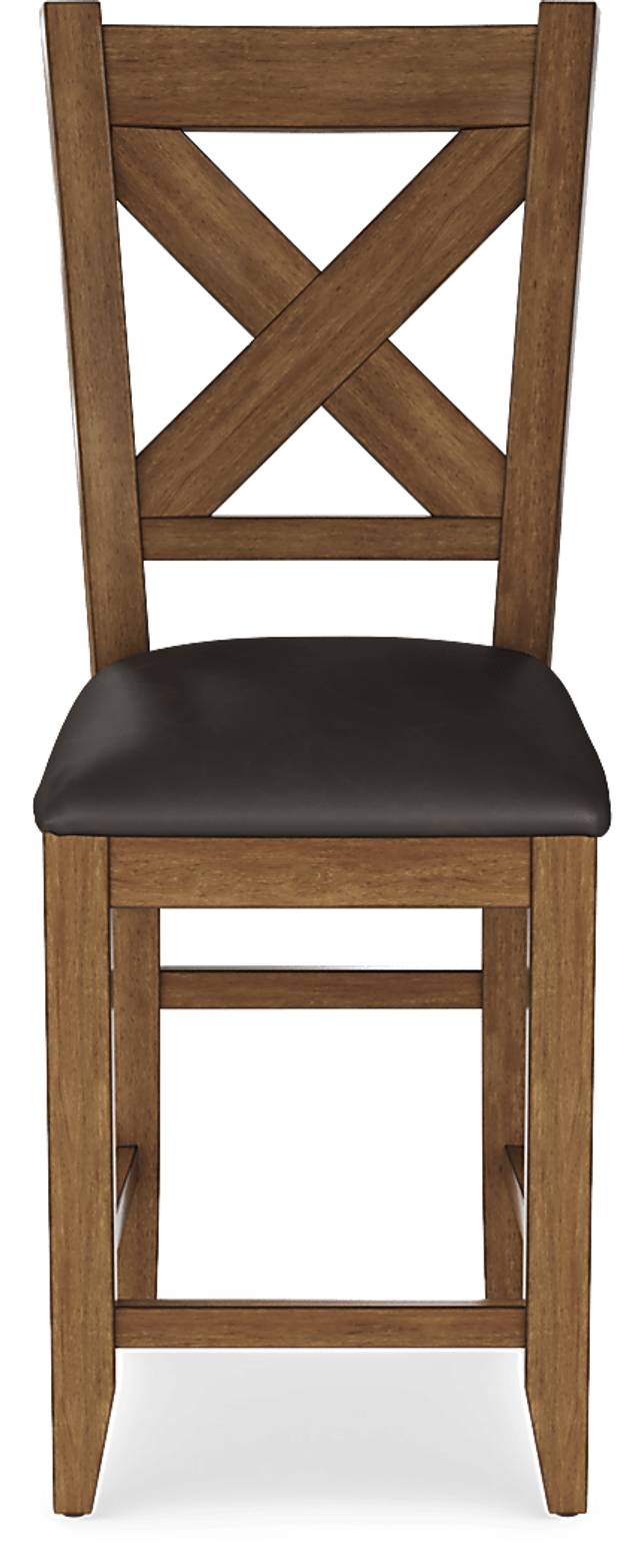 Acorn Cottage Brown Stool - Thumbnail - Image 3