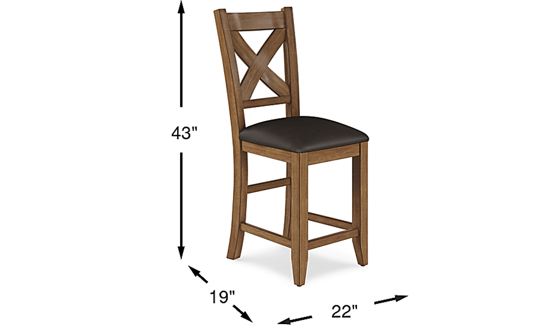Acorn Cottage Brown Stool