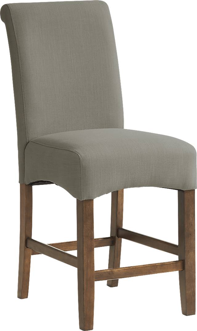 Acorn Cottage Gray Counter Height Stool - Thumbnail - Image 1