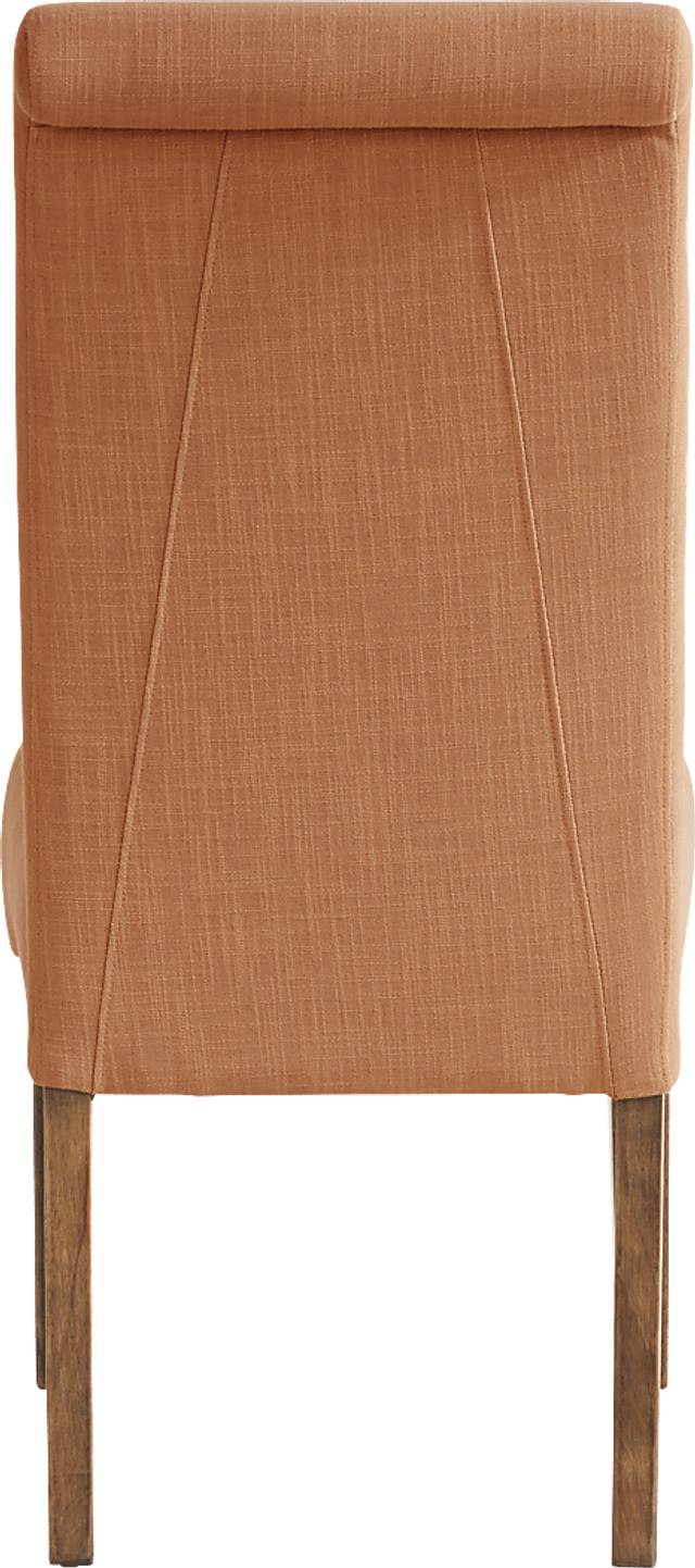 Acorn Cottage Brown 5 Pc Dining Room with Orange Chairs - Thumbnail - Image 7
