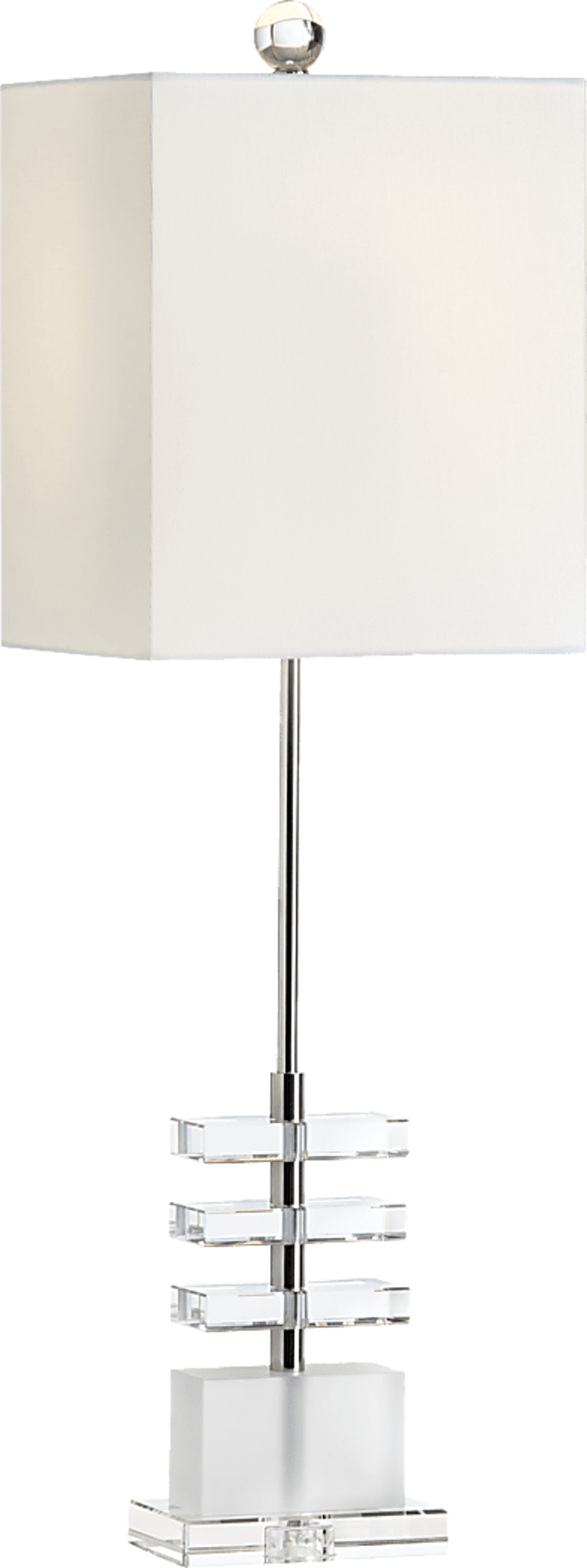 Acosta Circle Silver Lamp - Image 2