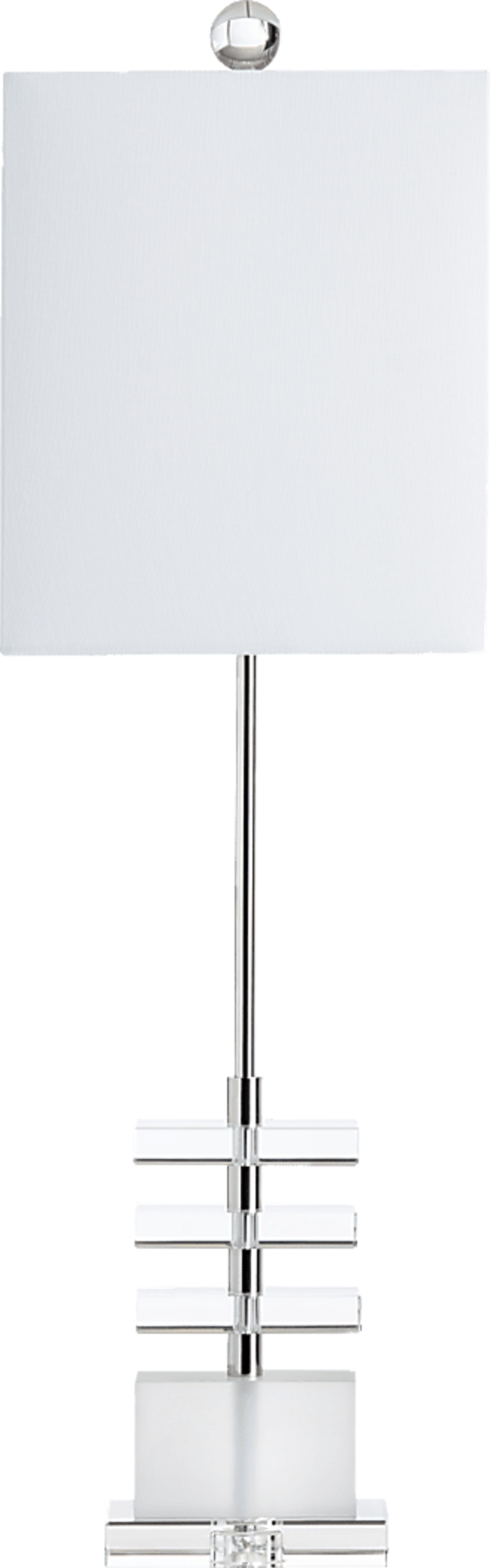 Acosta Circle Silver Lamp - Image 1