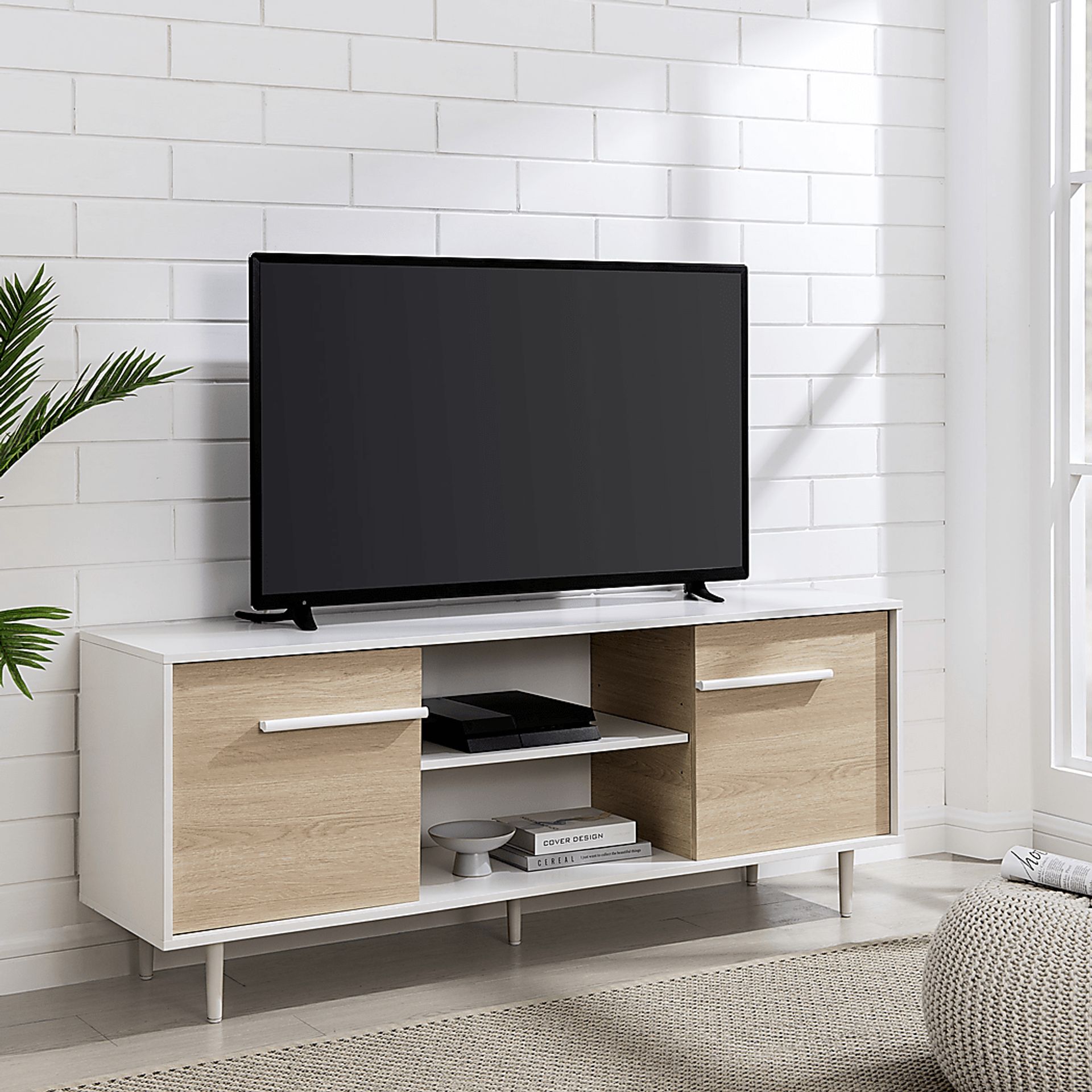 Acrone White Colors,White Tv Console | Rooms to Go