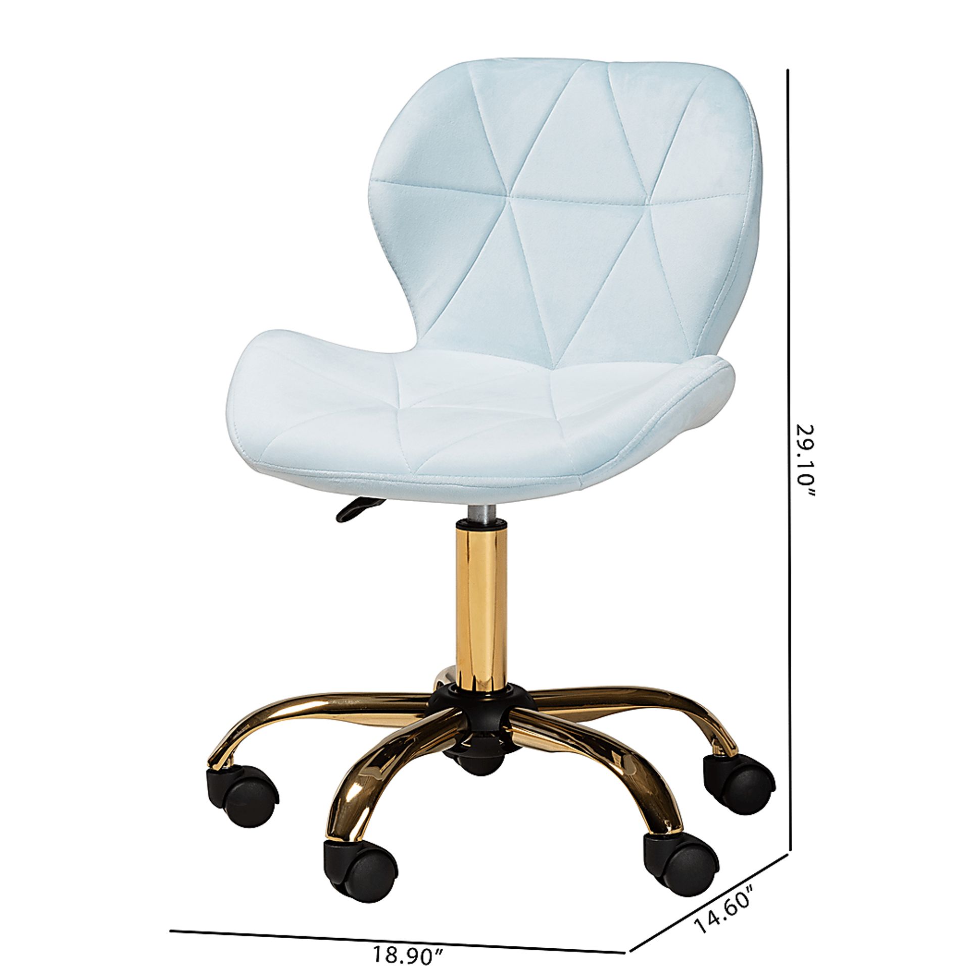 Actaeon Blue Office Chair - Image 12