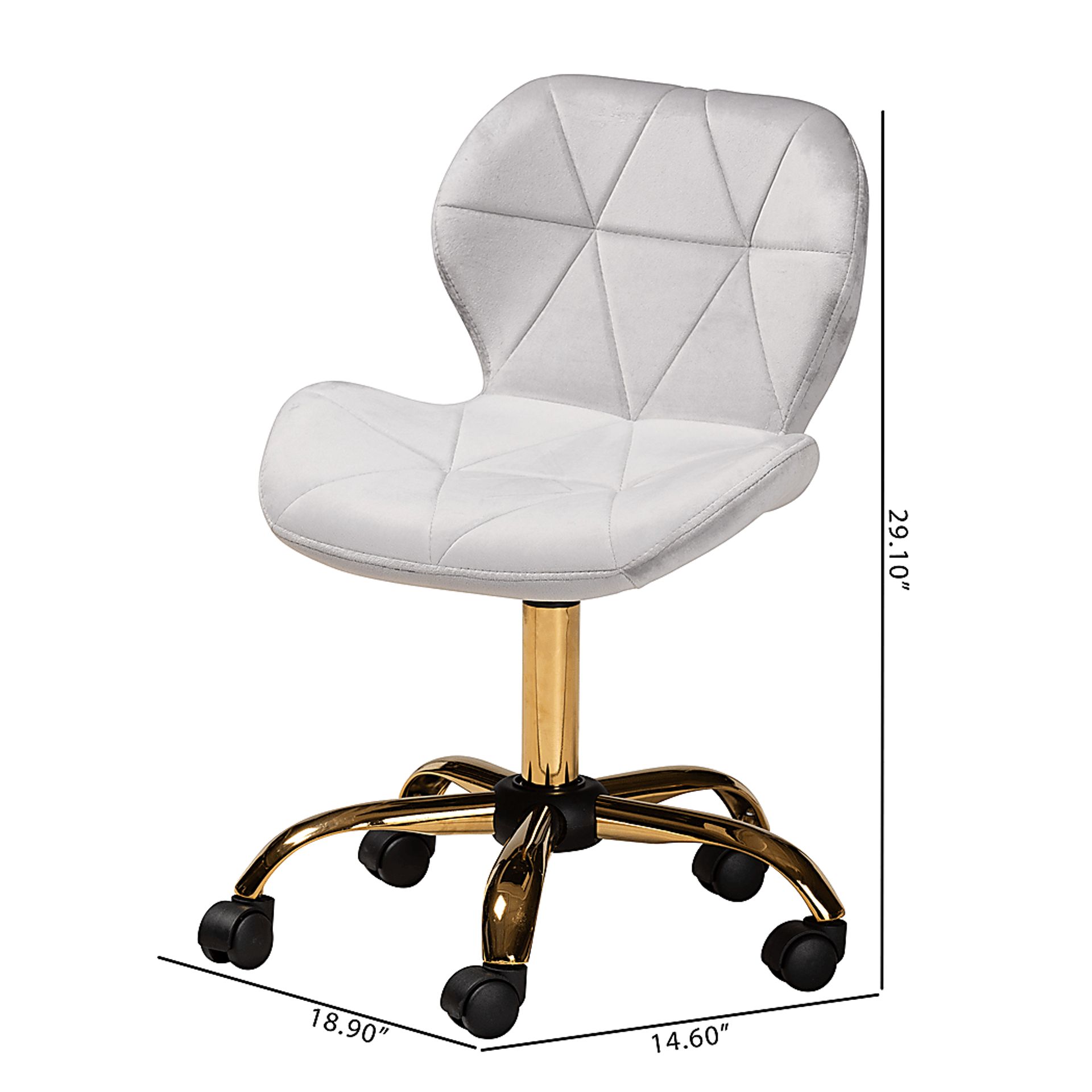Actaeon Gray Office Chair - Image 12