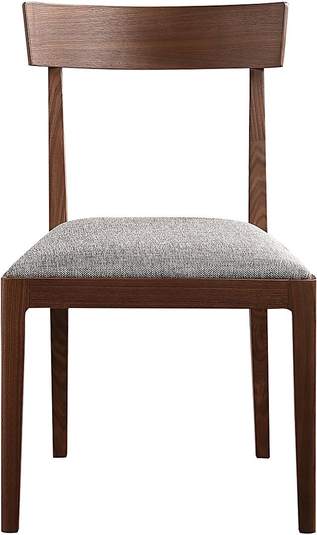 Acuba Brown Side Chair, Set of 2 - Thumbnail - Image 2