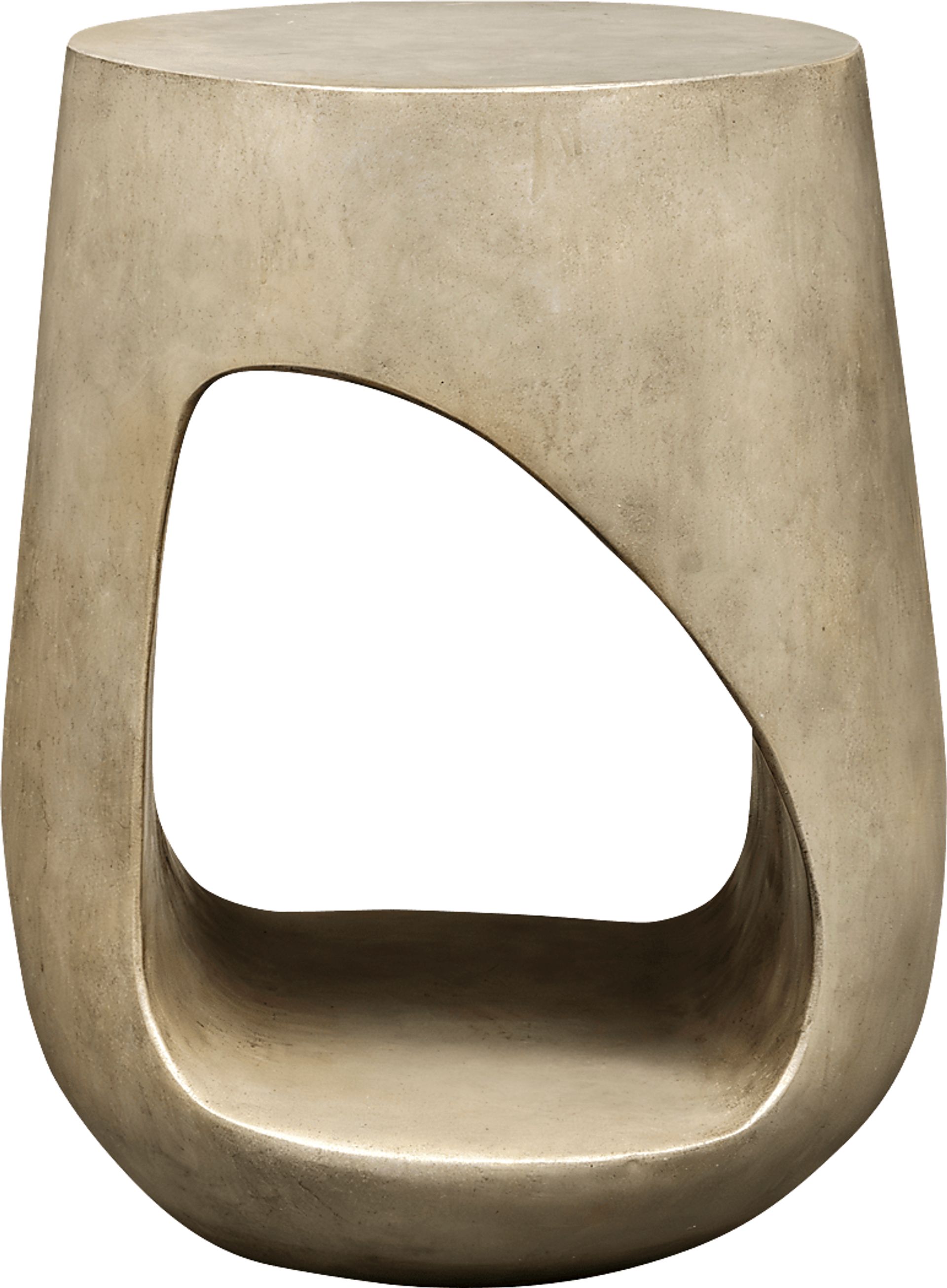 Adaha Beige Outdoor End Table - Image 4