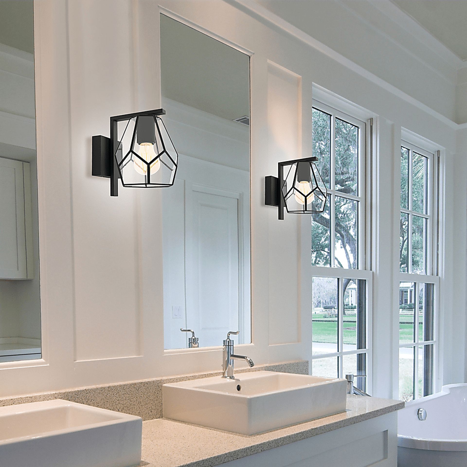 Adaine Bend Black Sconce - Image 2