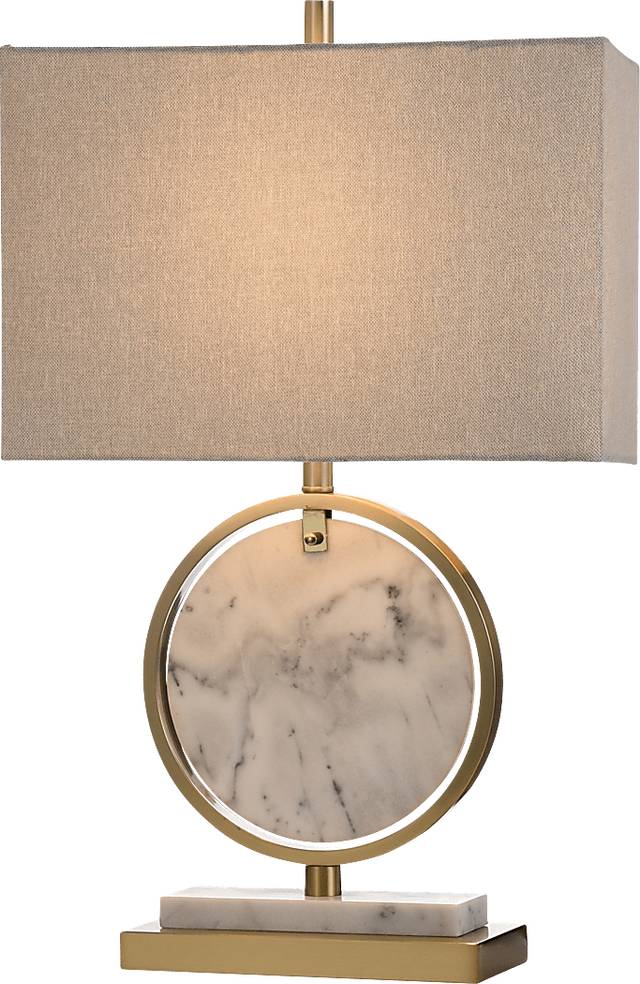 Adair Circle Gold Lamp - Thumbnail - Image 2
