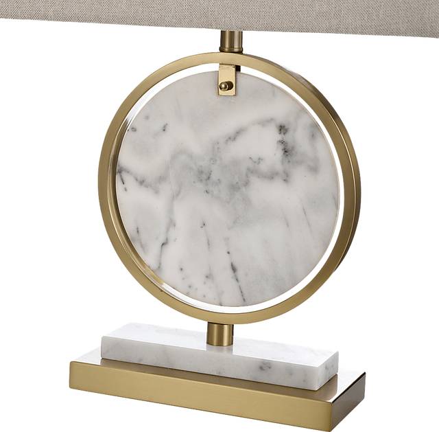 Adair Circle Gold Lamp - Thumbnail - Image 4