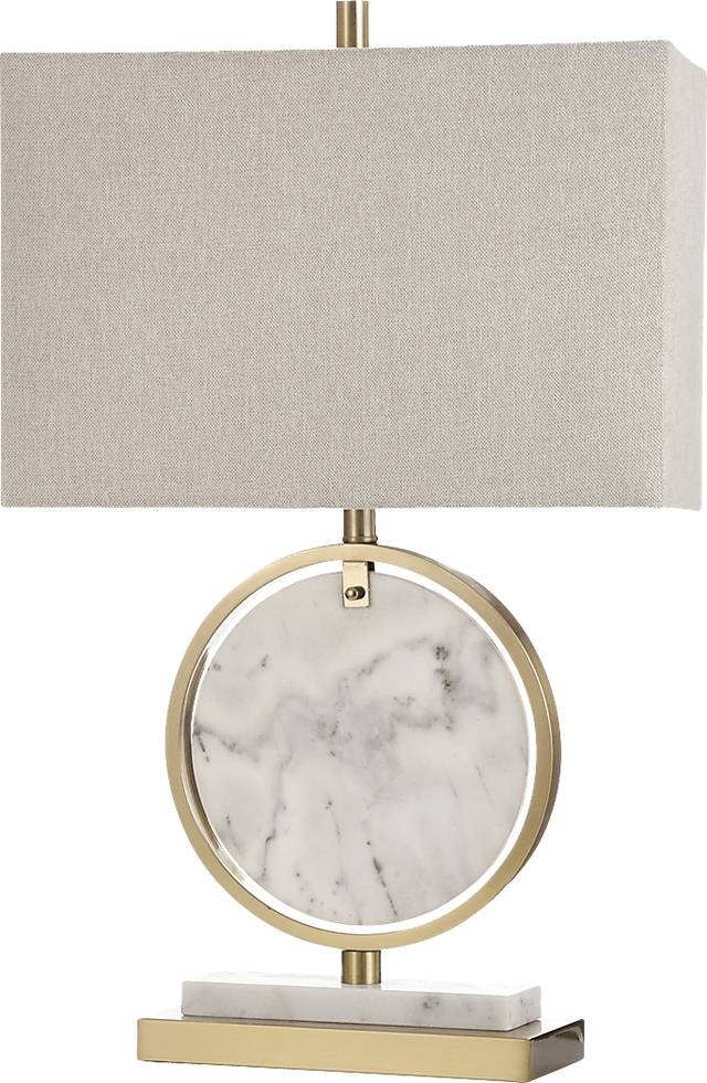 Adair Circle Gold Lamp - Thumbnail - Image 1