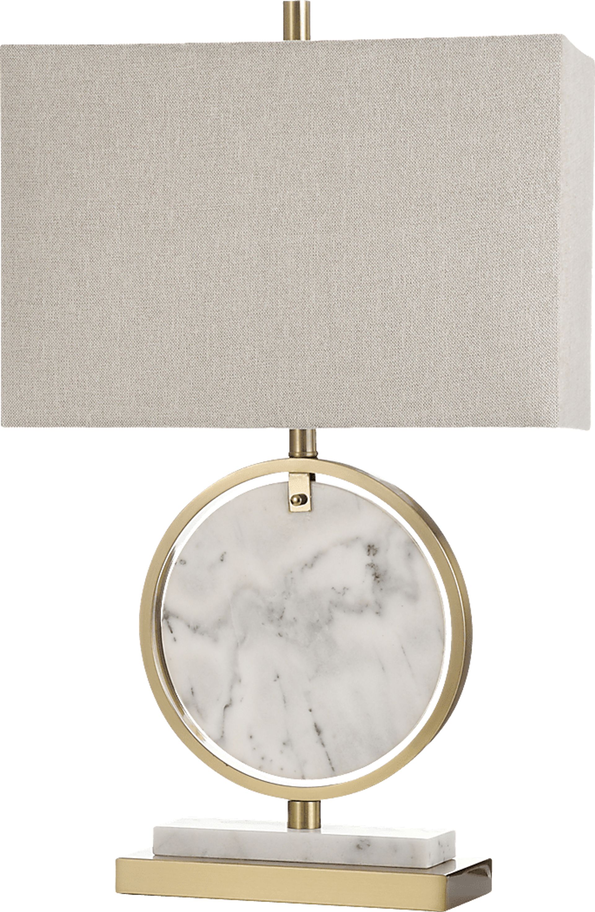Adair Circle Gold Lamp - Image 1