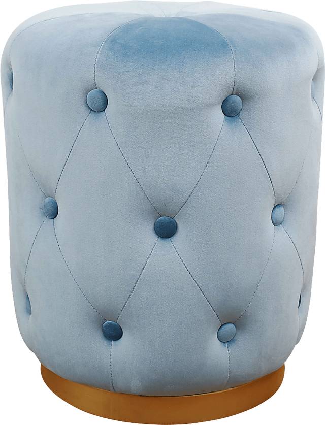 Adairas Blue Ottoman - Thumbnail - Image 1