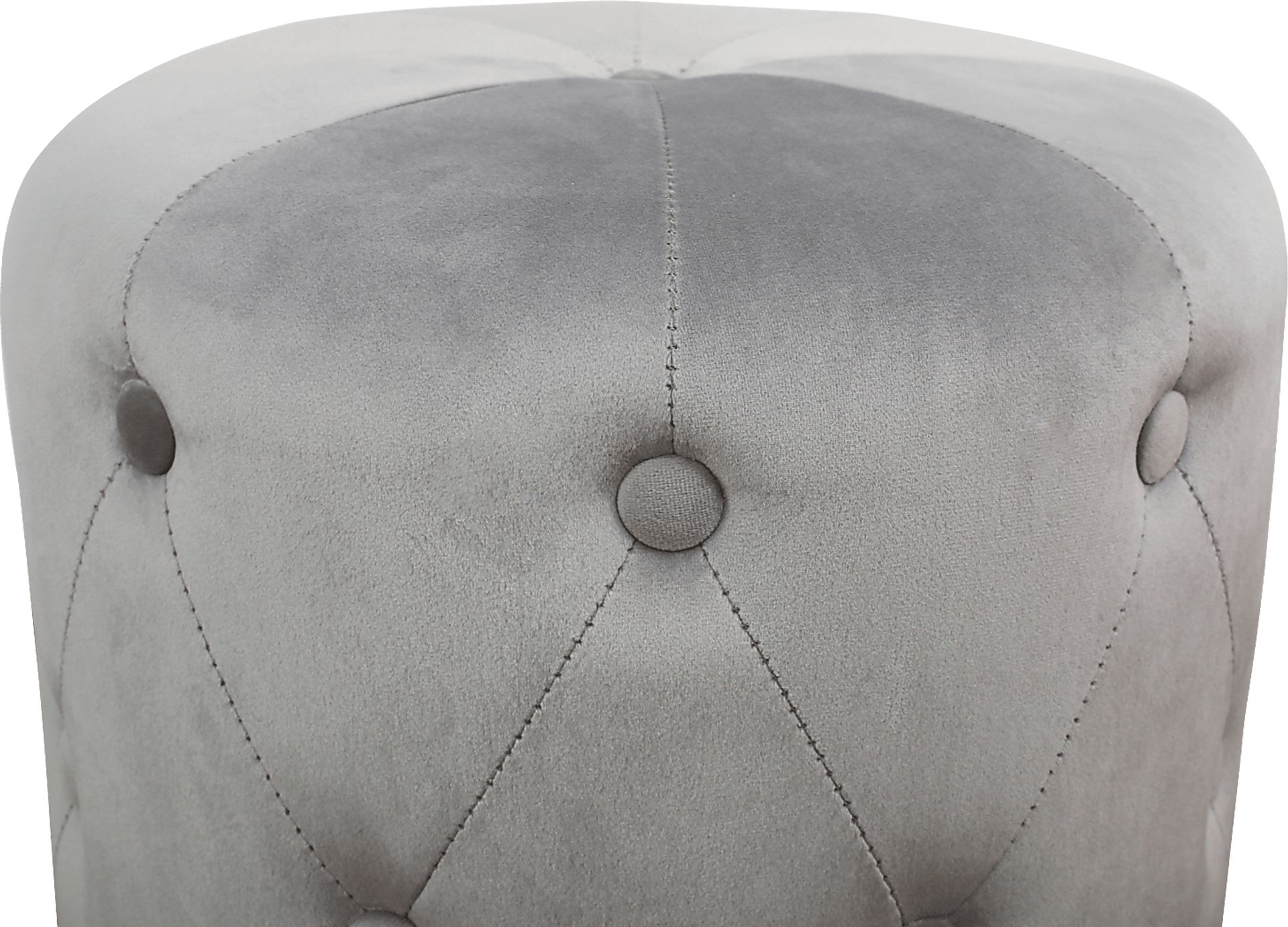Adairas Gray Ottoman - Image 2