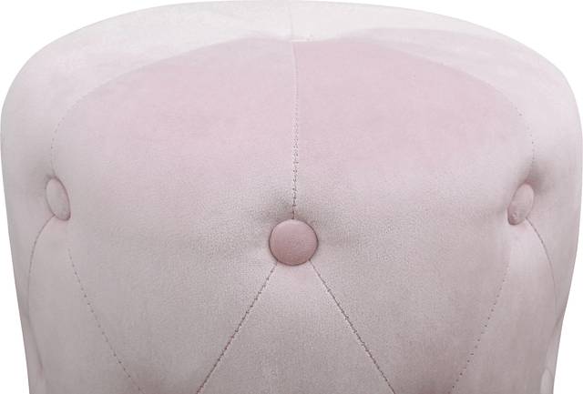 Adairas Pink Blush Accent Stool - Thumbnail - Image 2