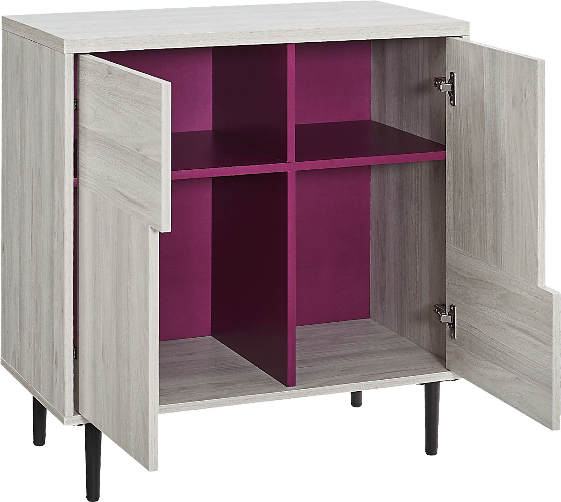 Adak Cove Gray Accent Cabinet - Image 3