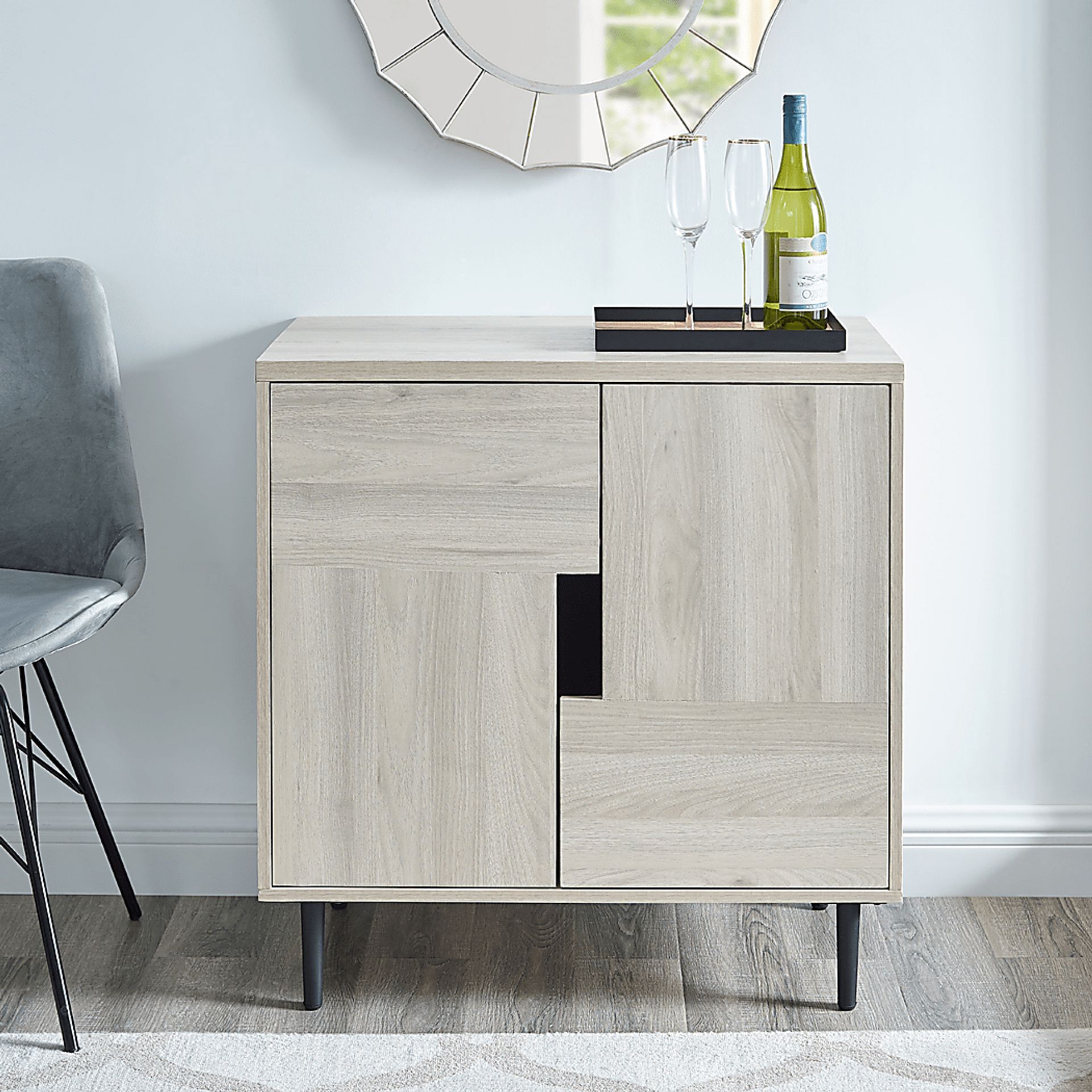 Adak Cove Gray Accent Cabinet - Image 8