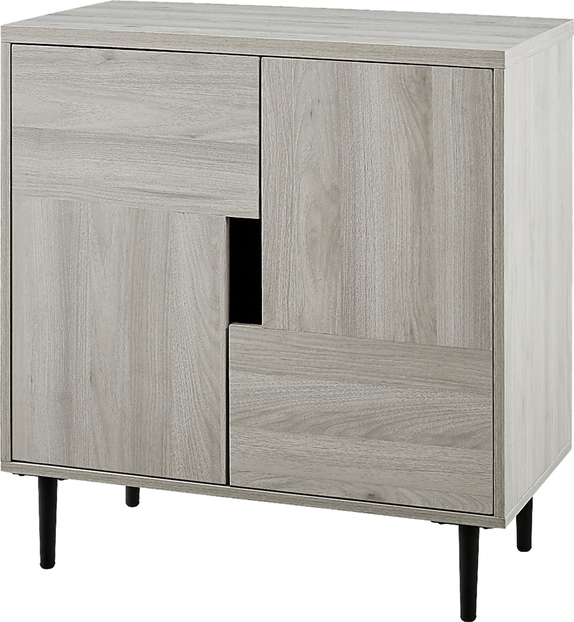 Adak Cove Gray Accent Cabinet - Image 1