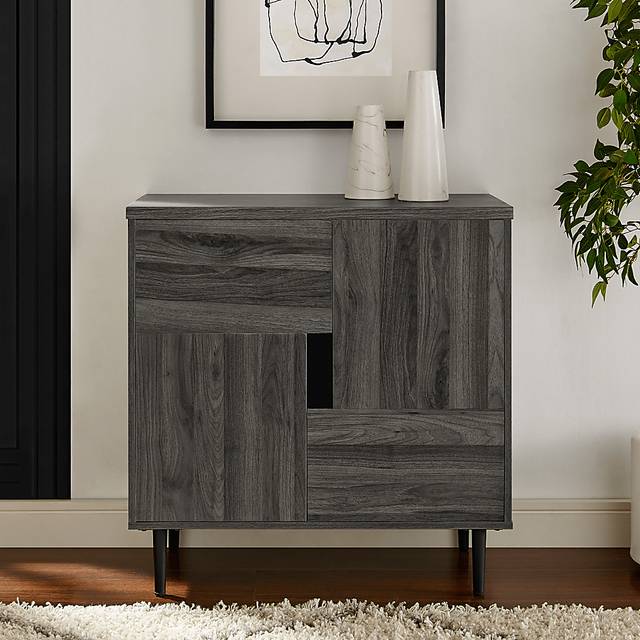 Adak Cove Gray Accent Cabinet - Thumbnail - Image 5