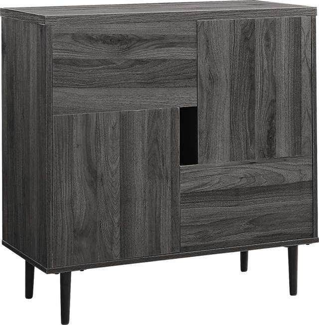 Adak Cove Gray Accent Cabinet - Thumbnail - Image 1