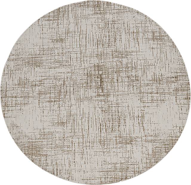 Adalynn Ivory 8' Round Rug - Thumbnail - Image 1
