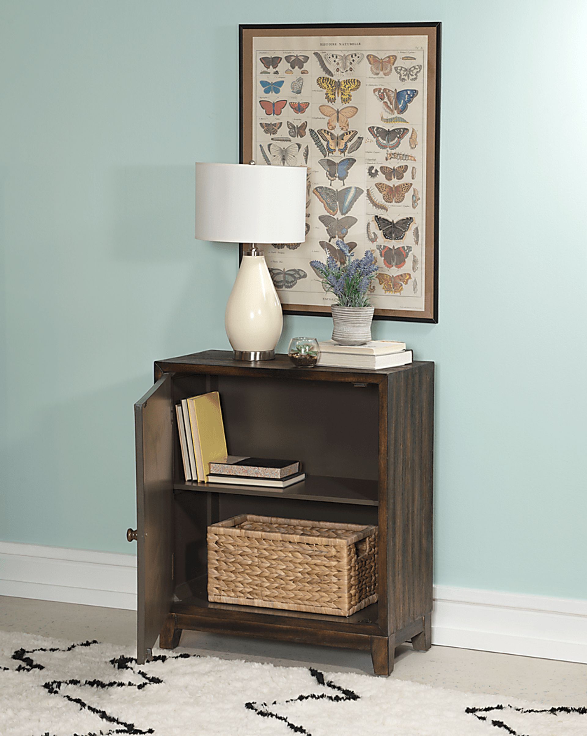 Adasa Brown Accent Cabinet - Image 2