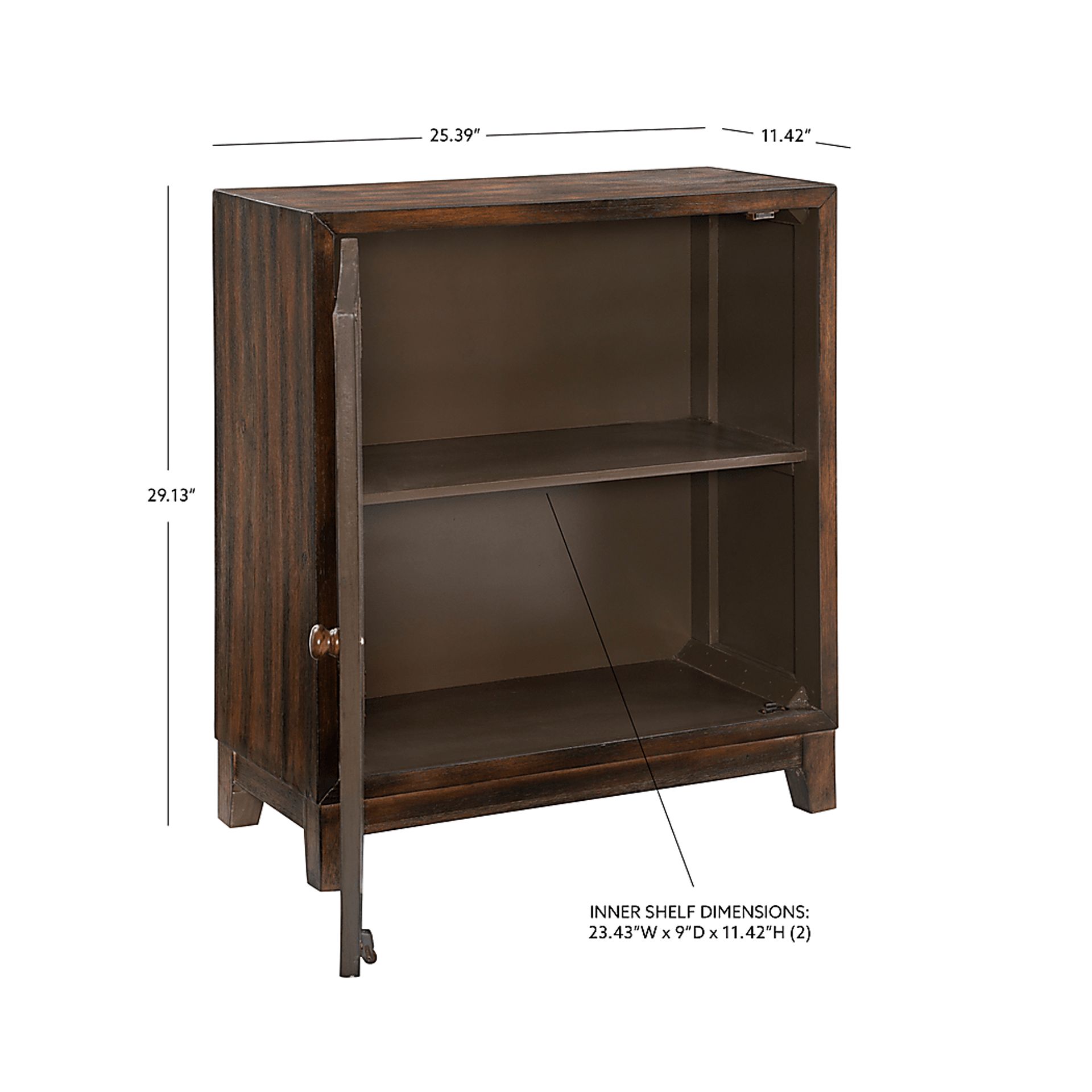 Adasa Brown Accent Cabinet - Image 11