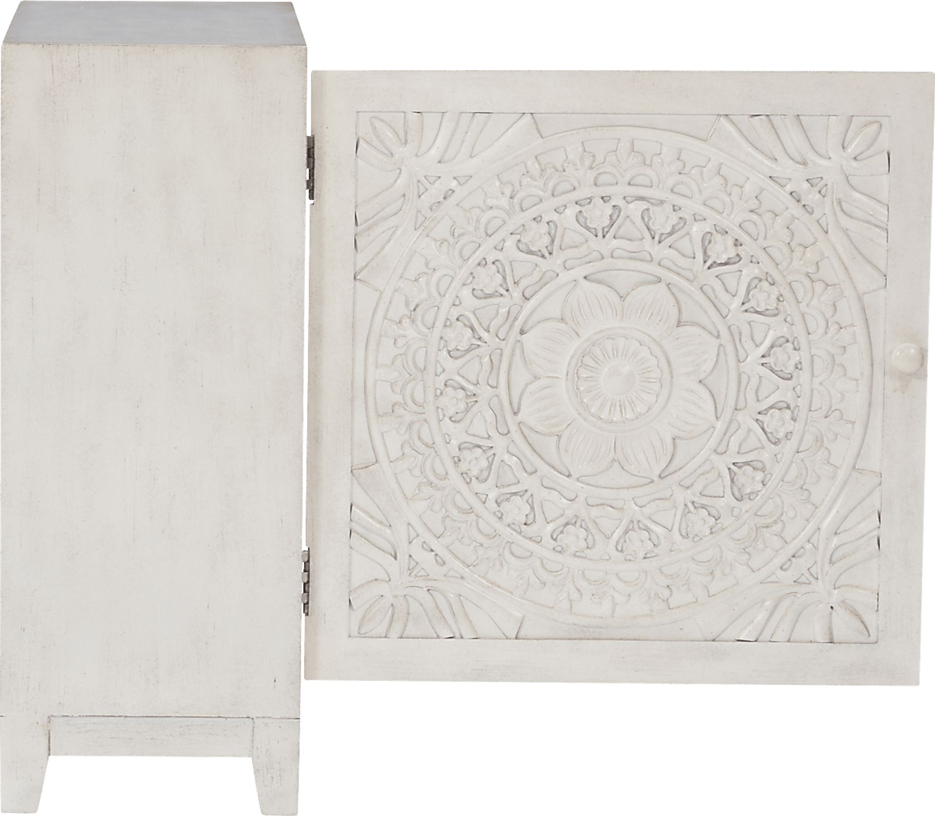 Adasa Whitewash Accent Cabinet - Image 17