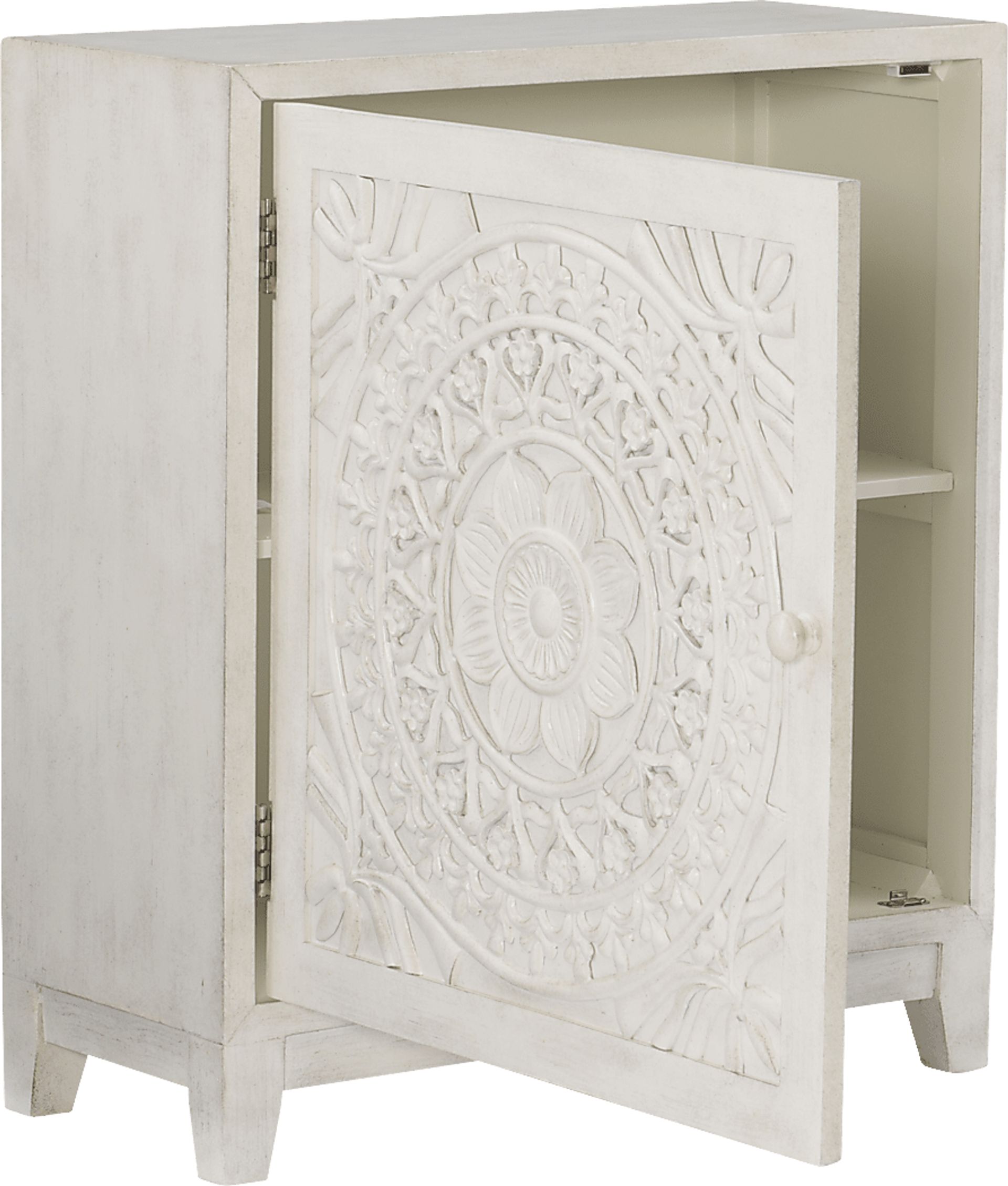 Adasa Whitewash Accent Cabinet - Image 9