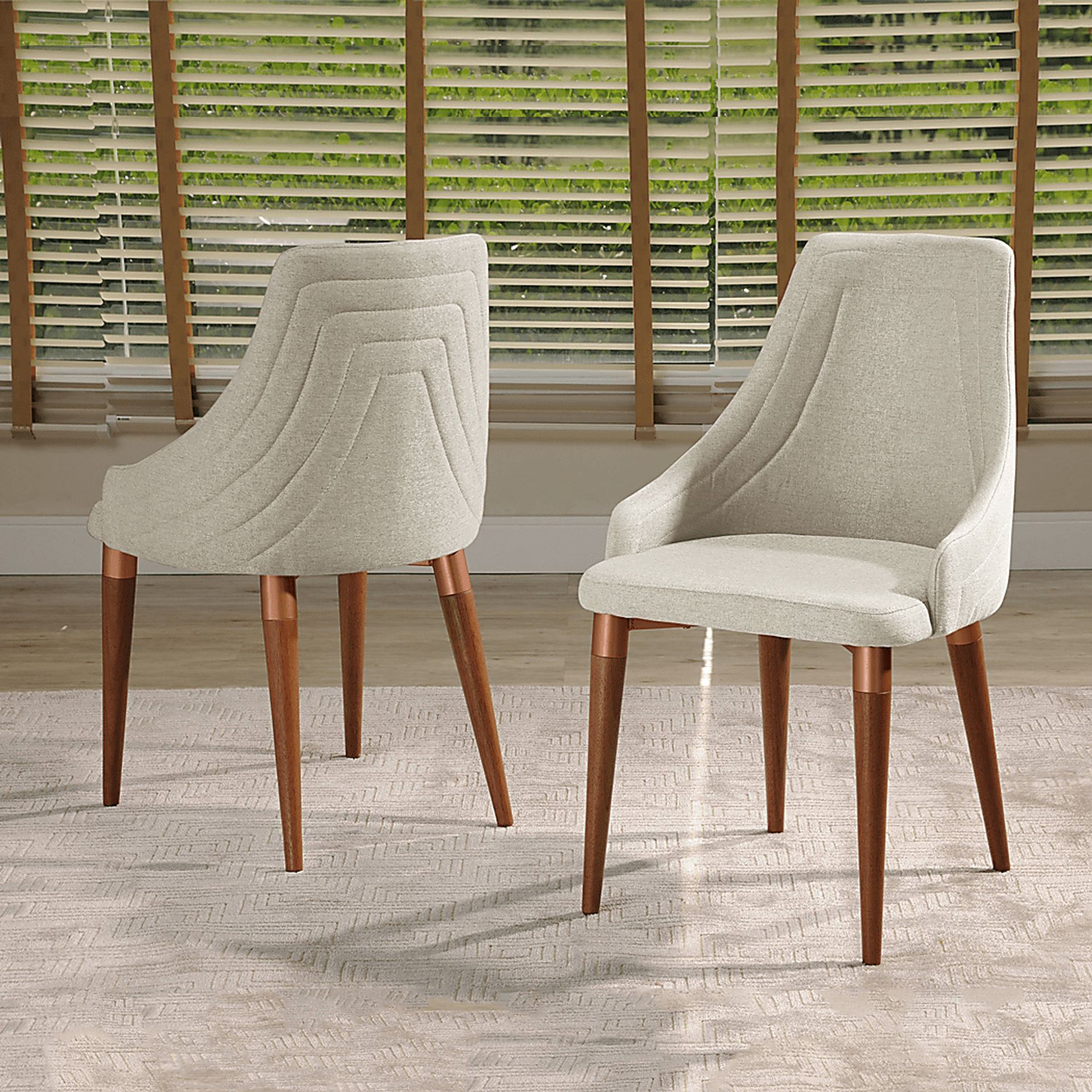 Adavan Beige Arm Chair - Image 7