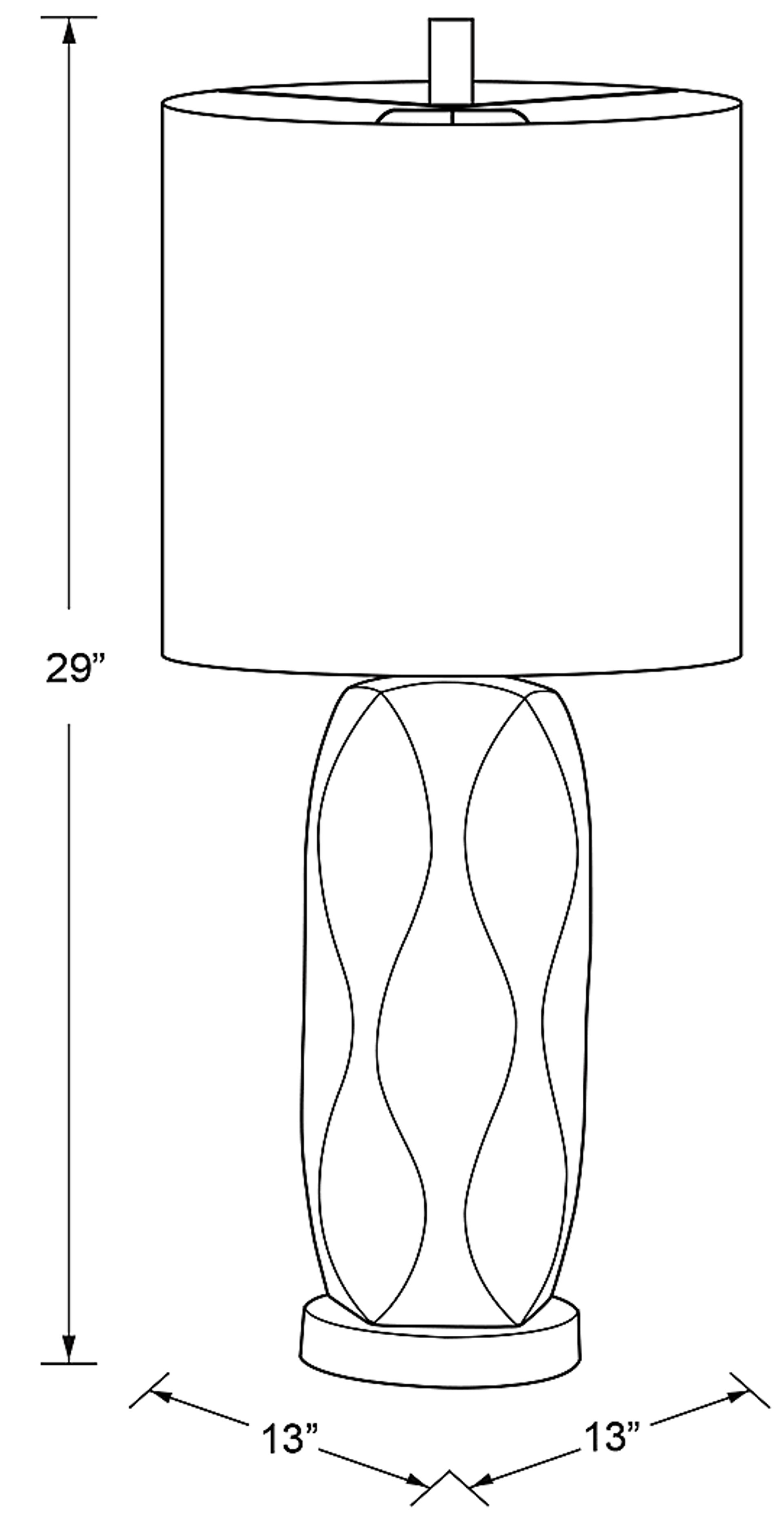 Addams Cove Brown Lamp - Image 10