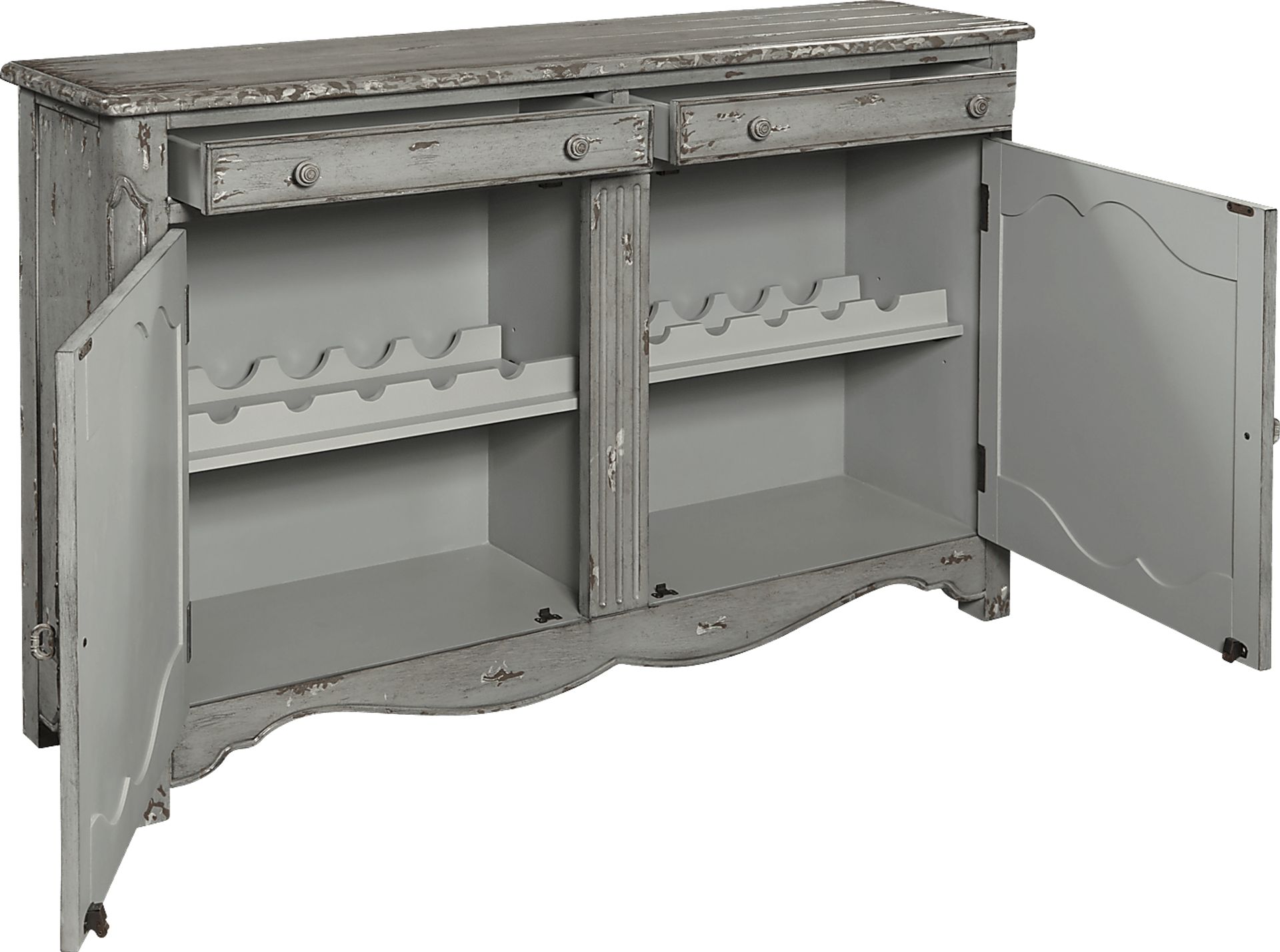 Adderberry Blue Accent Cabinet - Image 3