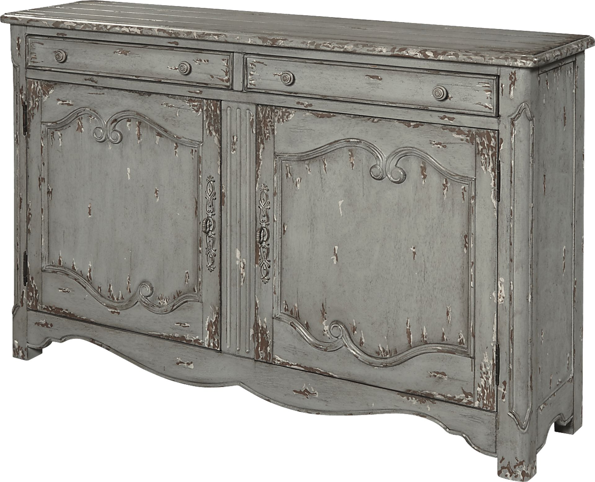Adderberry Blue Accent Cabinet - Image 4