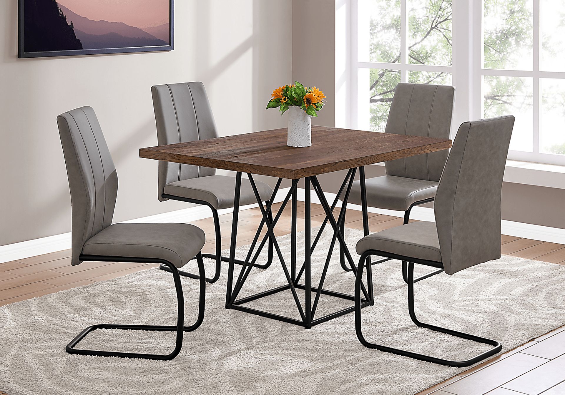 Addine Brown Dining Table - Image 2