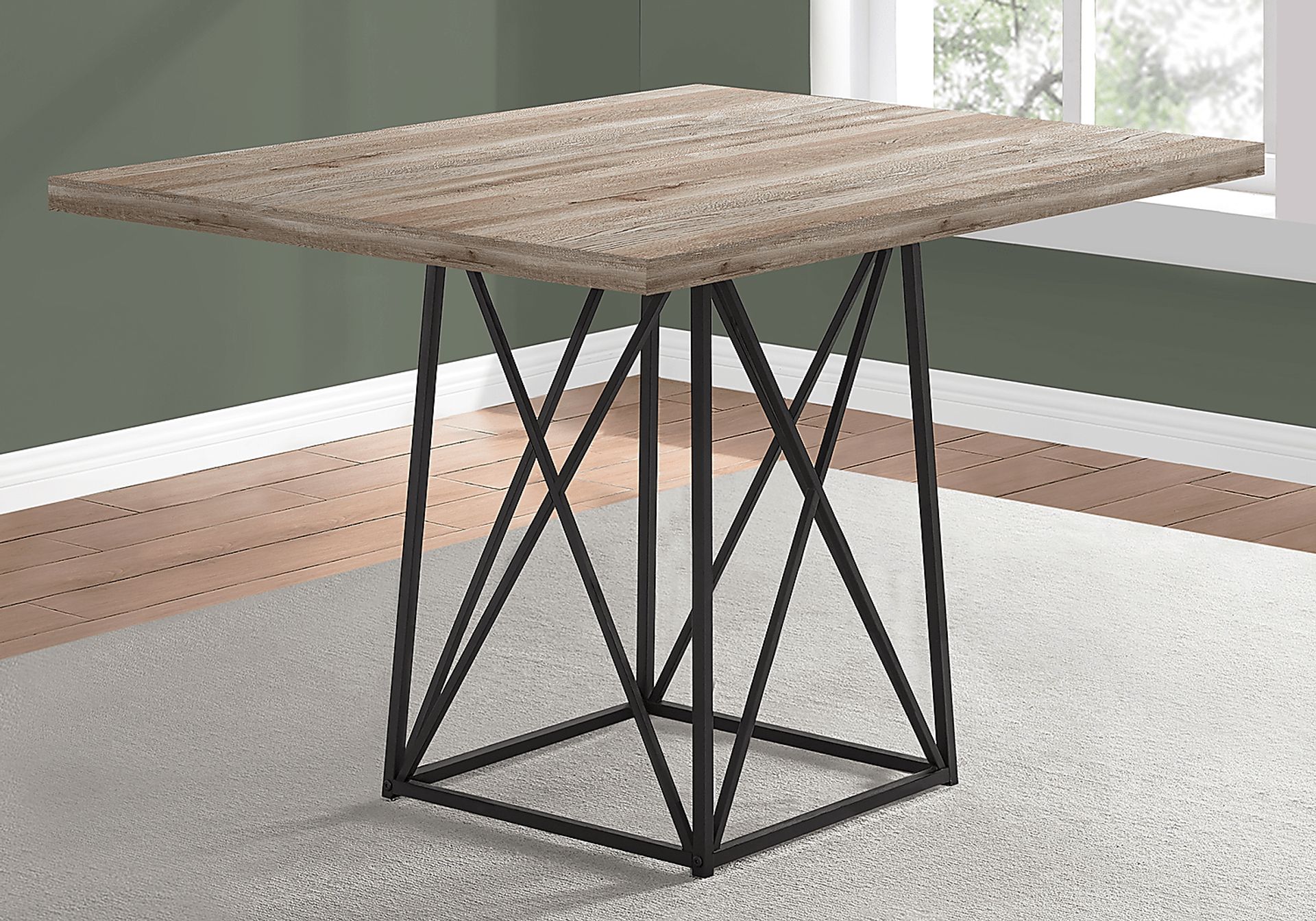 Addine Taupe Dining Table - Image 4