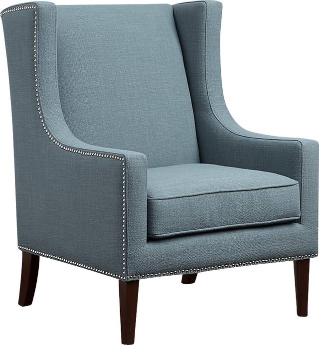 Addington Blue Accent Chair - Thumbnail - Image 1