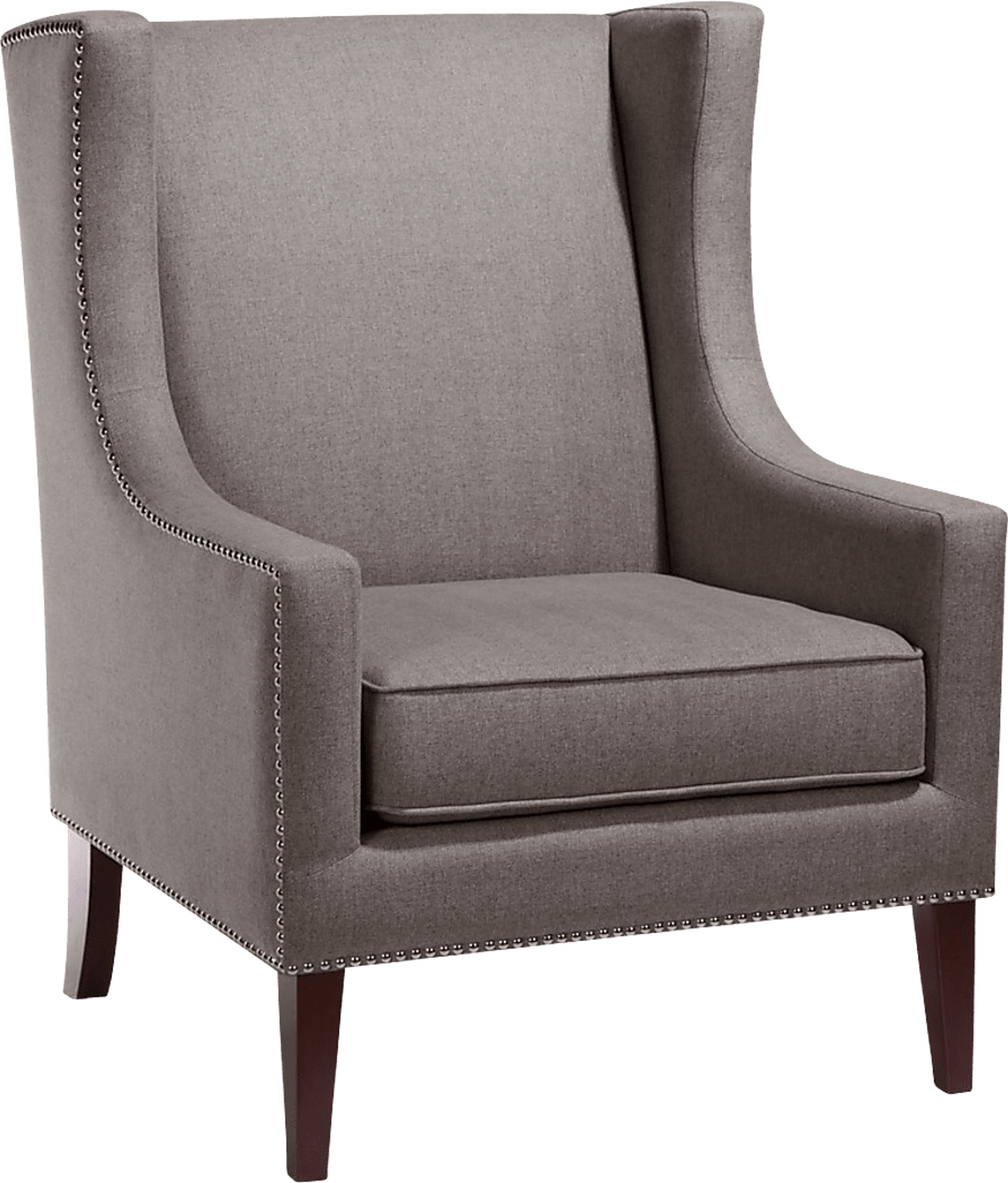 Addington Charcoal Accent Chair - Image 1