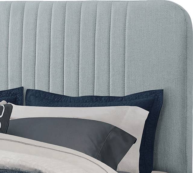 Addison Avenue Blue King Upholstered Bed - Thumbnail - Image 5