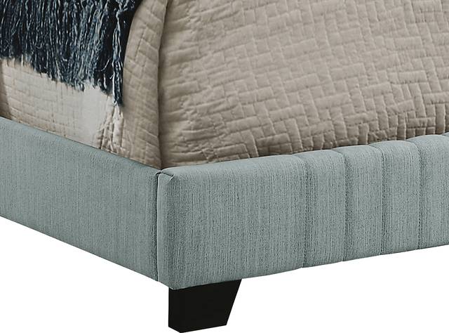 Addison Avenue Blue King Upholstered Bed - Thumbnail - Image 6