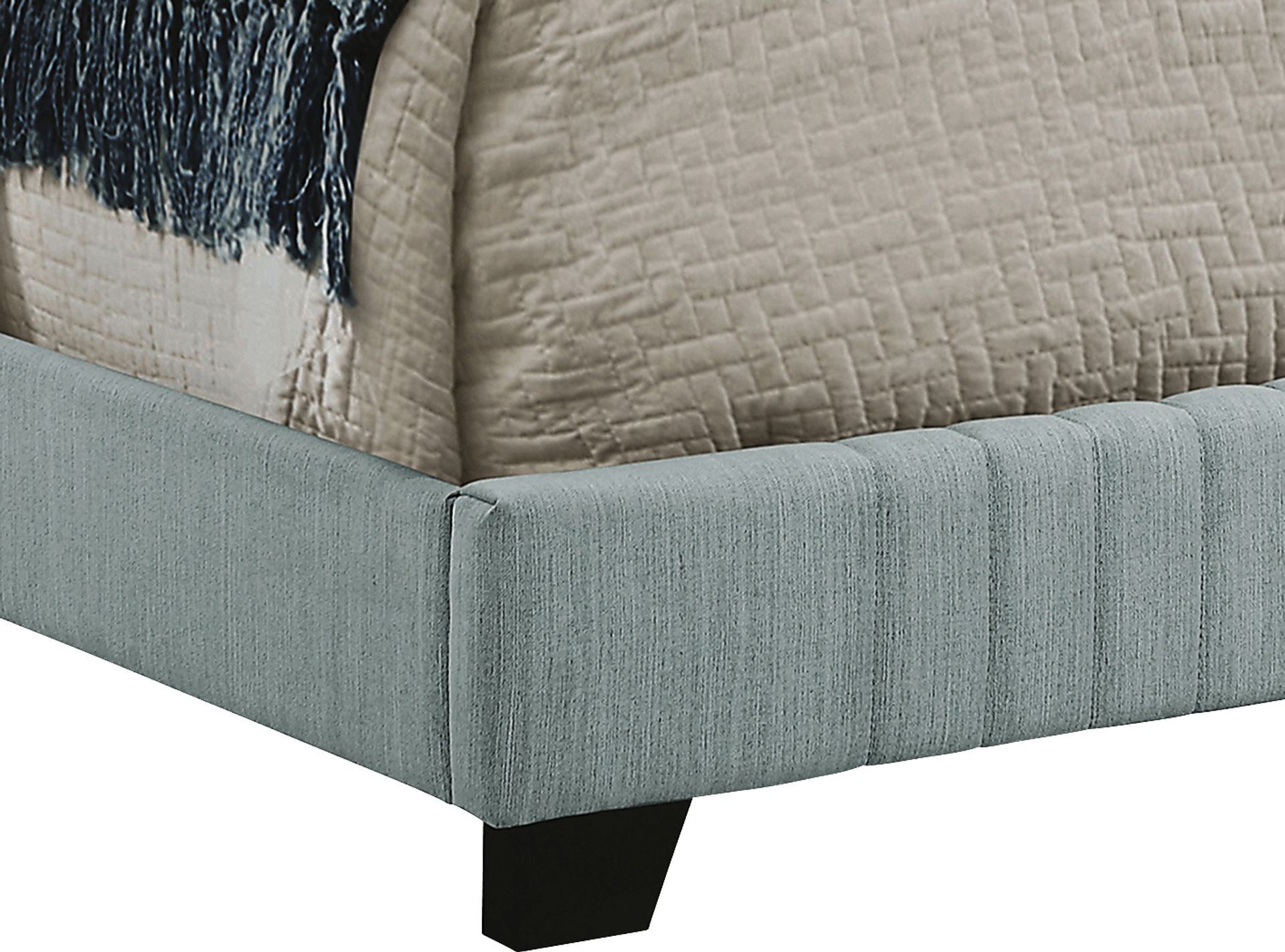 Addison Avenue Blue King Upholstered Bed - Image 6