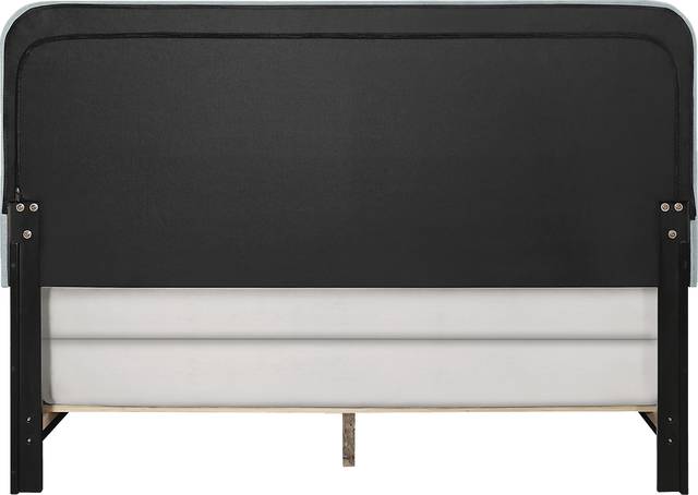Addison Avenue Blue Queen Upholstered Bed - Thumbnail - Image 5