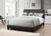 Addison Avenue Gray King Upholstered Bed