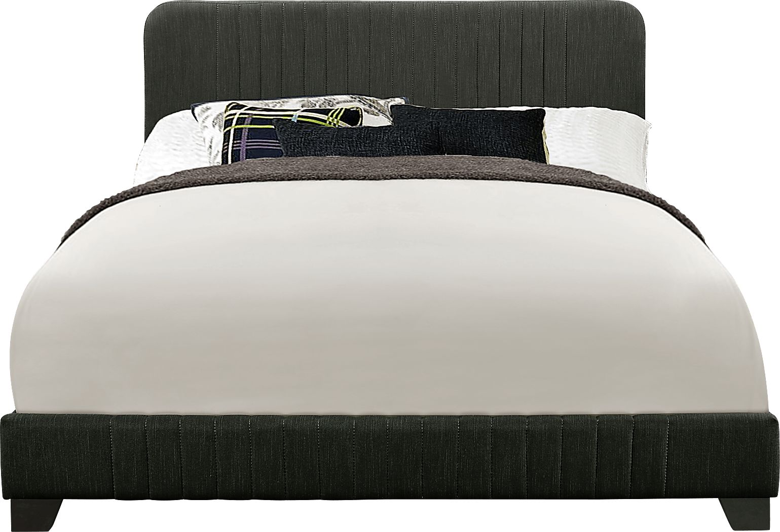 Addison Avenue Gray King Upholstered Bed Rooms To Go