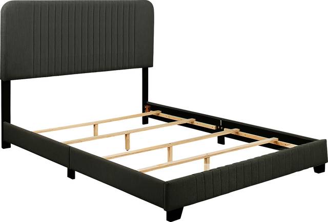 Addison Avenue Gray Queen Upholstered Bed - Thumbnail - Image 4
